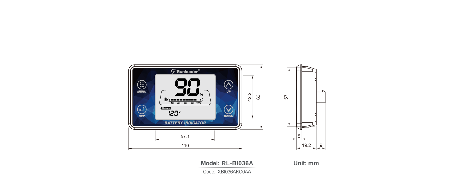 RL-BI036A-Ningbo Jiangbei Run Leader Electronics Co., Ltd