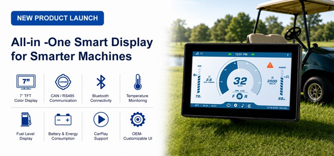 RUNLEADER PREVIEWS NEW OEM MULTI-FUNCION DISPLAY For gasoline or electrical RUNLEADER